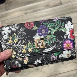 Floral Black Women's Bag